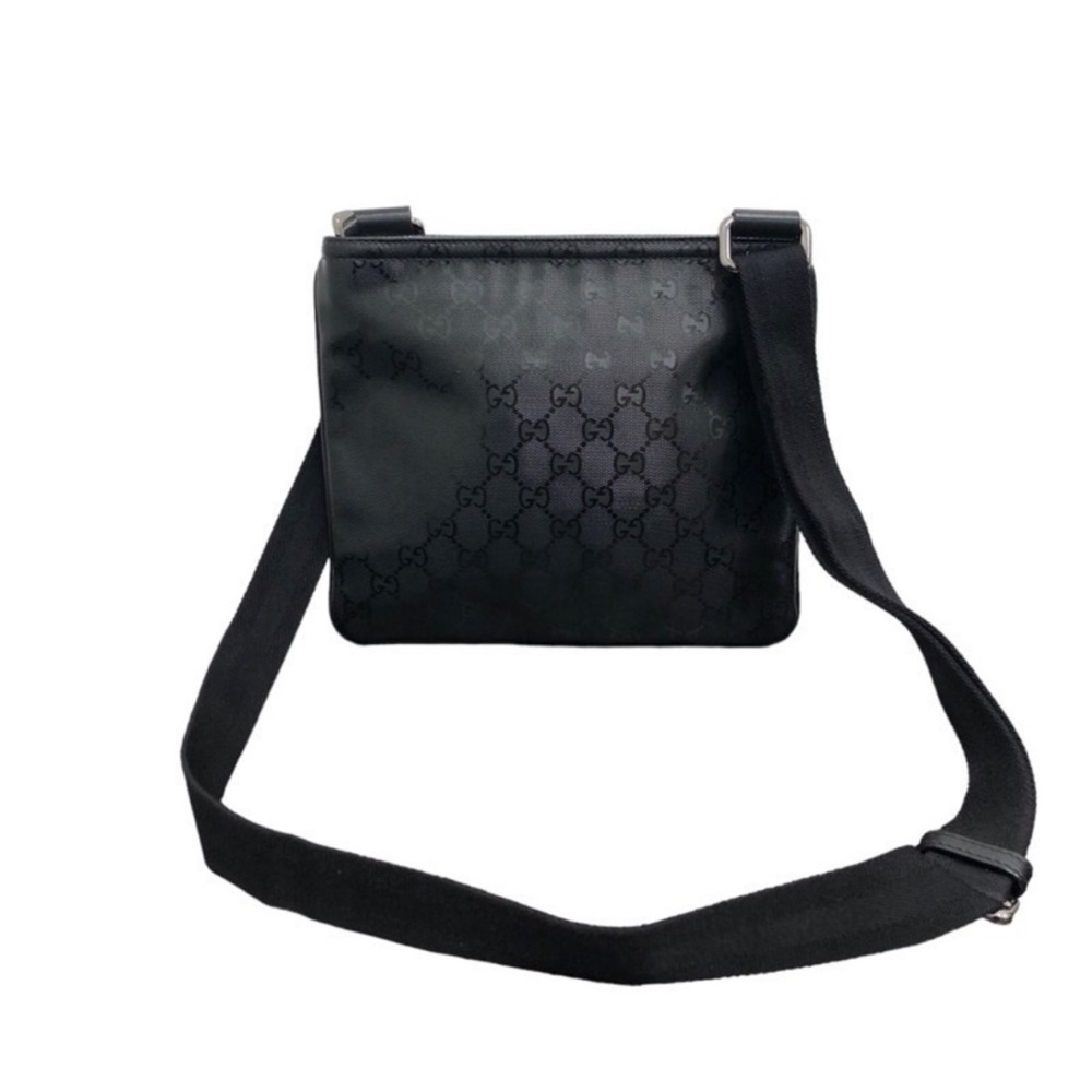 Gucci Imprine monogram sm flat messenger bag